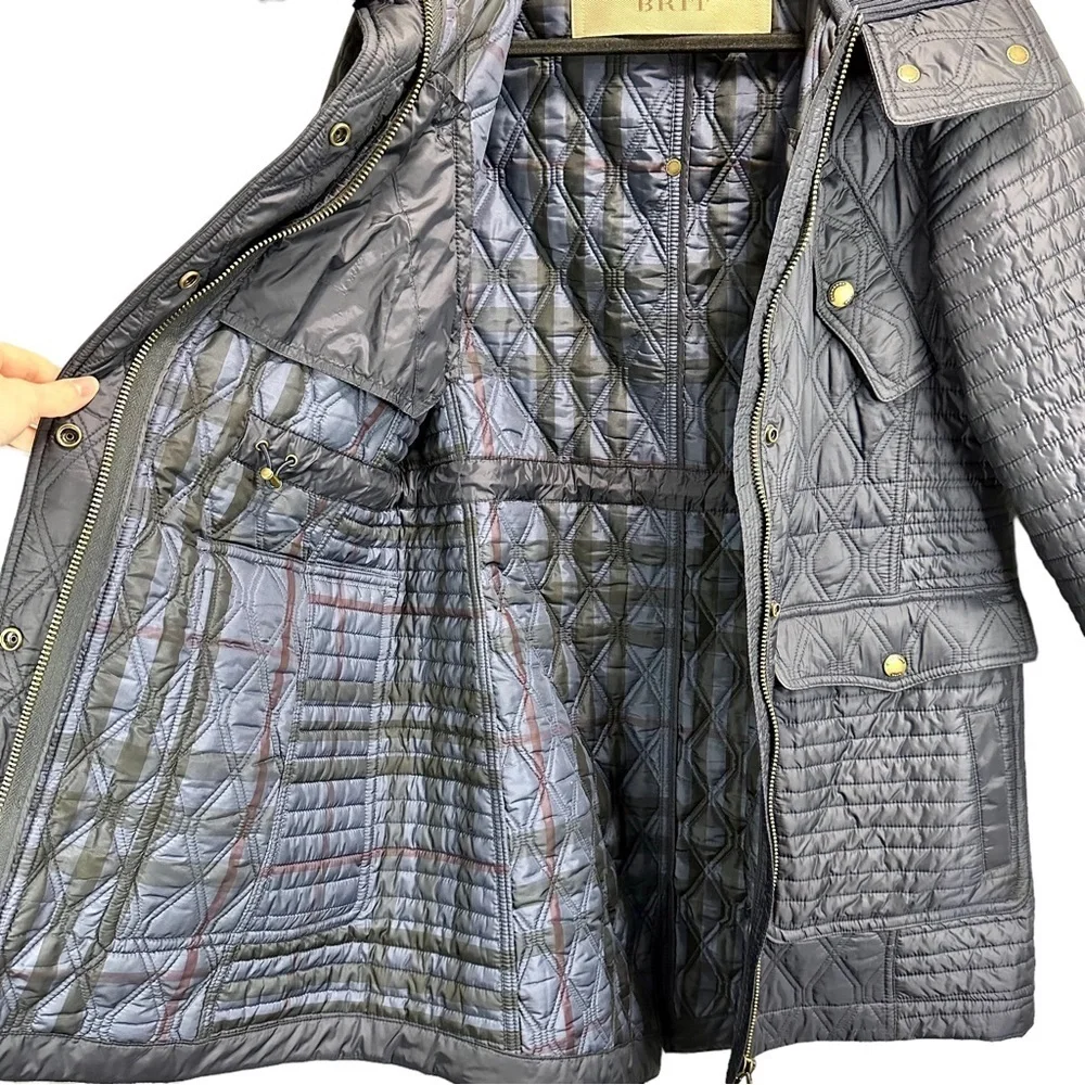 Burberry Brit Bosworth Quilted Patchwork Jacket Coat - Picture 5 of 11